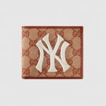 Gucci Original GG canvas wallet with New York Yankees patch™ pink 547787