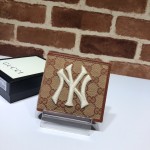 Gucci Original GG canvas wallet with New York Yankees patch™ pink 547787