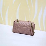 Gucci GG Marmont matelassé mini bag nude 446744