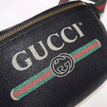 Gucci Print small belt bag black 527792