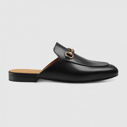 Gucci Princetown leather slipper black 423513