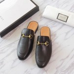 Gucci Princetown leather slipper black 423513