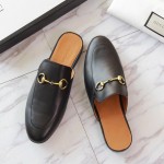 Gucci Princetown leather slipper black 423513