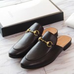 Gucci Princetown leather slipper black 423513