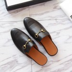 Gucci Princetown leather slipper black 423513