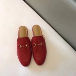 Gucci Princetown leather slipper red 423513