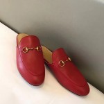 Gucci Princetown leather slipper red 423513