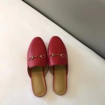 Gucci Princetown leather slipper red 423513