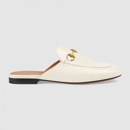 Gucci Princetown leather slipper white 423513