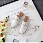 Gucci Princetown leather slipper white 423513