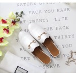 Gucci Princetown leather slipper white 423513