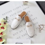 Gucci Princetown leather slipper white 423513