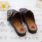 Gucci Leather slipper black 423694