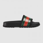 Gucci Web slide sanda black 429469