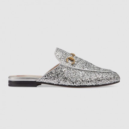 Gucci Princetown glitter slipper 432773