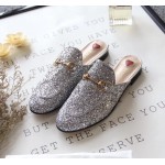 Gucci Princetown glitter slipper 432773