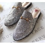 Gucci Princetown glitter slipper 432773