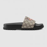 Gucci GG Supreme Angry Cat print sandal 474282