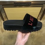 Gucci Velvet slide sandal with embroidery 478175