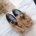 Gucci Jordaan wool loafer black 496626