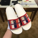 Gucci logo Sylvie slide sandal 525141