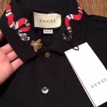  Gucci Cotton polo with Kingsnake embroidery 408323_X7332