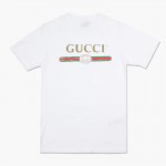 Gucci Washed t-shirt with Gucci print white 440103