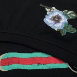 Gucci Cotton t-shirt with Gucci print black 457095_X5L89