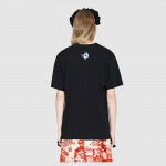 Gucci Cotton t-shirt with Gucci print black 457095_X5L89