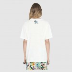 Gucci Cotton t-shirt with Gucci print white 457095_X5L89