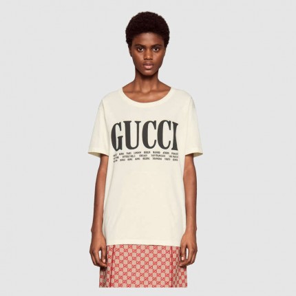 Gucci Cities print T-shirt 492347_X3M22