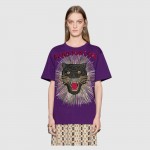 Gucci Panther with rays cotton T-shirt 469307_X9B90