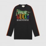 Gucci Oversize T-shirt with Gucci Cities and tiger 479477