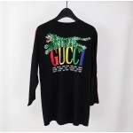 Gucci Oversize T-shirt with Gucci Cities and tiger 479477