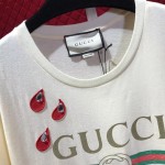 Gucci logo T-shirt with embroidery 492347