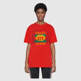 Gucci Light Gucci Coco Capitn logo T-shirt 492347_X3I13