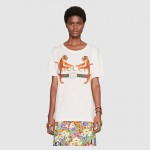 Gucci logo with tigers T-shirt 492347_X3L16