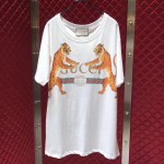 Gucci logo with tigers T-shirt 492347_X3L16