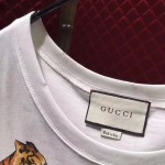 Gucci logo with tigers T-shirt 492347_X3L16