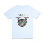  Light Gucci logo T-shirt with Mystic Cat 492347_X3L17