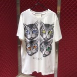 Gucci Mystic Cat and Guccy print T-shirt 492347_X3L41