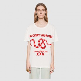 Gucci "Guccify Yourself" print T-shirt 492347_X3L62