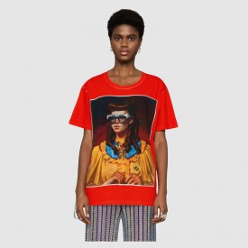 Gucci Ignasi Monreal print T-shirt 492347_X3L83