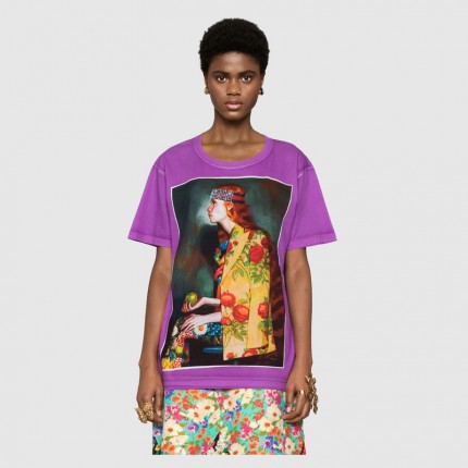 Gucci Ignasi Monreal print T-shirt 492347_X3L90