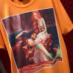 #GucciHallucination print T-shirt saga orange 492347