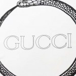 Gucci Ouroboros print T-shirt 493117_X3I19