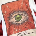 Gucci "Amour" eye print T-shirt 493117_X3I31