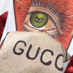 Gucci "Amour" eye print T-shirt 493117_X3I31