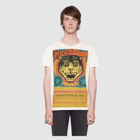 Gucci Tiger print T-shirt 493117_X3I44