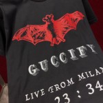 "Guccify" invite cotton T-shirt 493117 X3N25